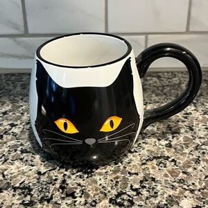 Harry and David Black Cat Coffee Mug
